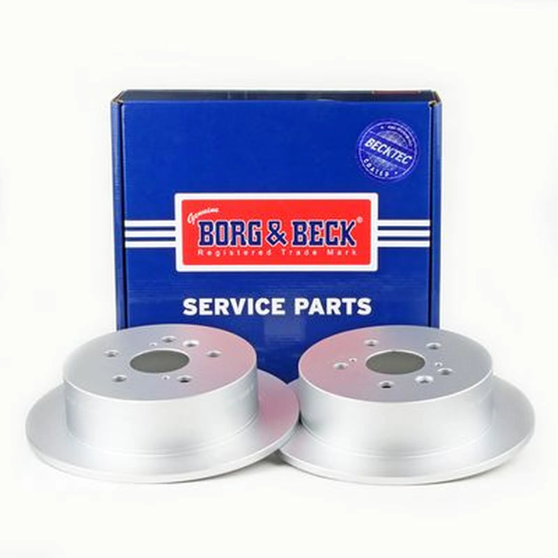 Borg & Beck 2 x Solid Rear Brake Discs BBD4720-x2