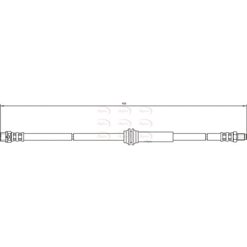 Apec Brake Hydraulic Hose Line HOS3880