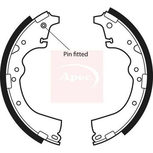 Apec Brake Shoe Set Axle Kit SHU425