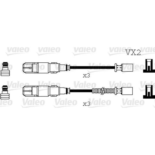 Valeo Ignition HT Lead Cable Kit 346071