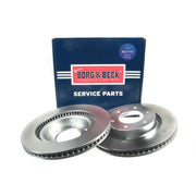Borg & Beck 2 x Vented Front Brake Discs BBD4754-x2