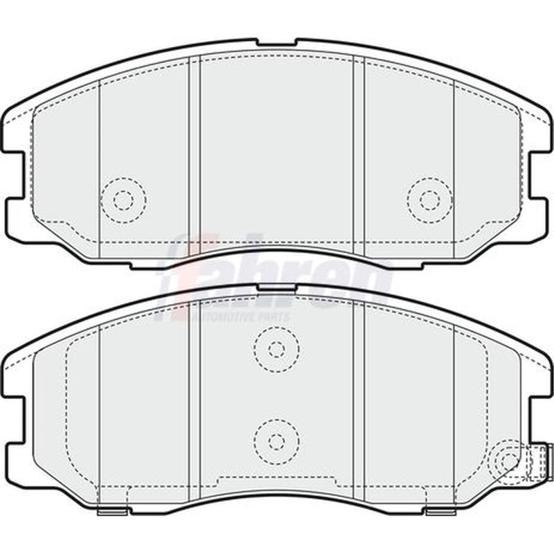 Fahren Front Brake Pad Set fits Chevrolet Captiva 2006-2011 2.0 2.2 2.4