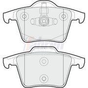 Fahren Rear Brake Pad Set FBP3189