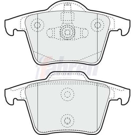 Fahren Rear Brake Pad Set FBP3189
