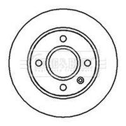 Borg & Beck 2 x Vented Front Brake Discs BBD4025-x2