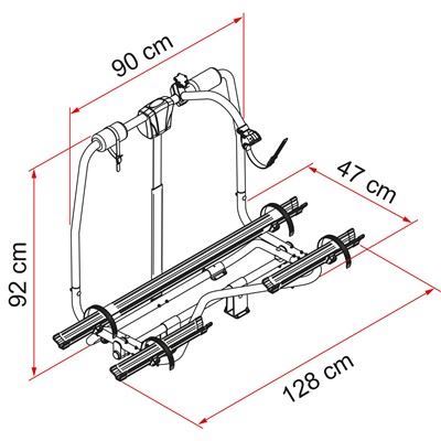 Fiamma Caravan Active A Frame 2 3 Carry Bike Bicycle Cycle Rack Carrier - Fiamma - Van Life Living