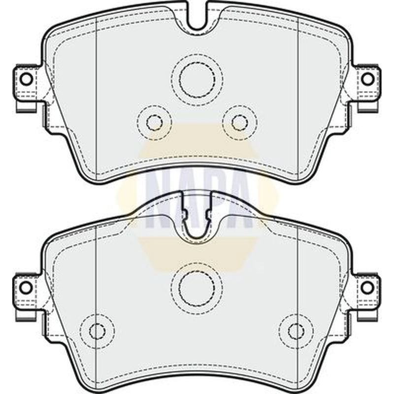 NAPA Front Brake Pad Set NBP1283