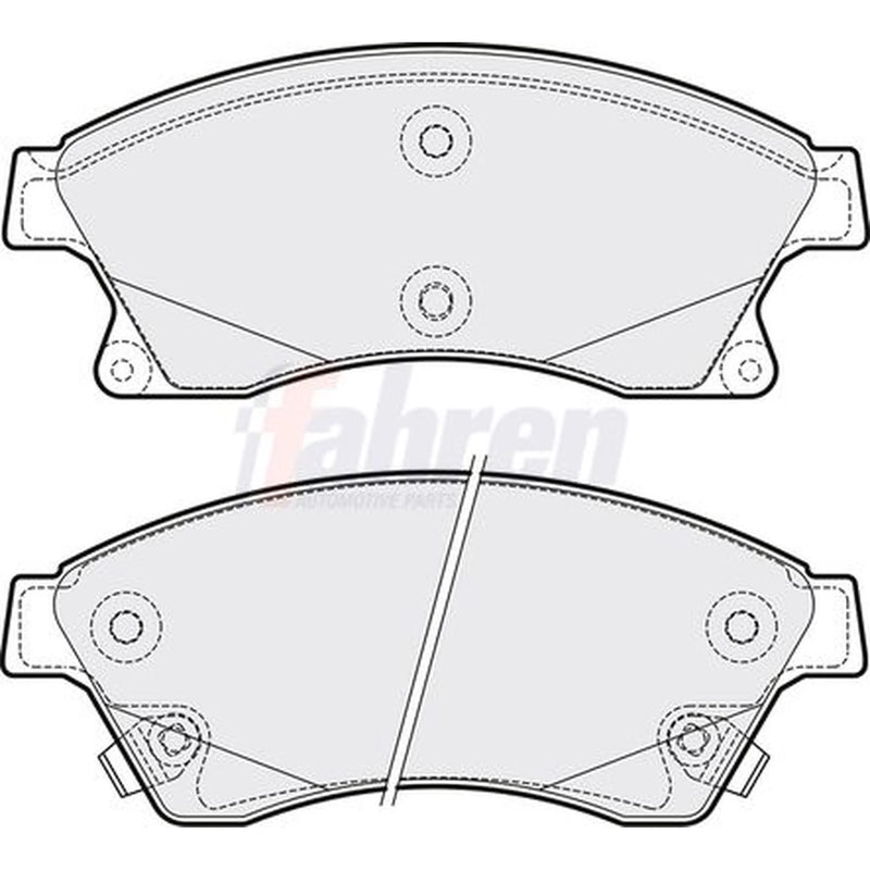 Fahren Front Brake Pad Set FBP3267