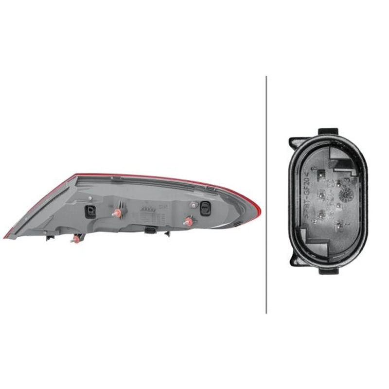 Hella Tail Light / Lamp LED Left 2SD 011 786-211