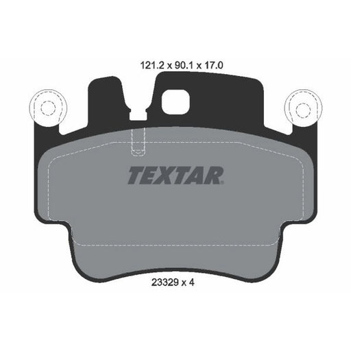 Textar Rear Brake Pad Set 2332902