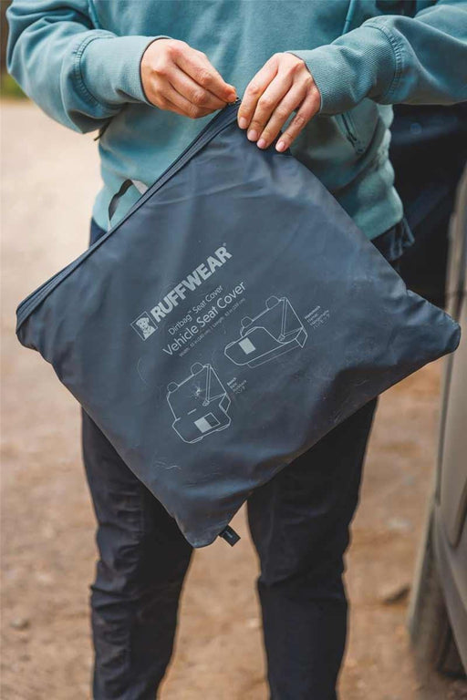 Ruffwear Dirtbag Dog Car Seat Cover in Basalt Grey (One Size) - Ruffwear - Van Life Living