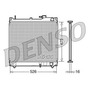 Denso Engine Radiator DRM47015