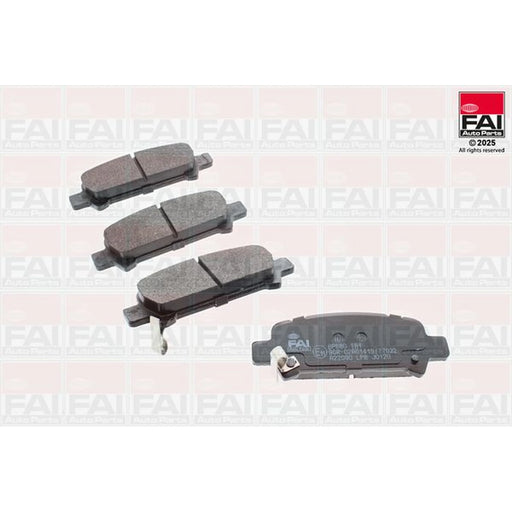 FAI Rear Brake Pad Set BP680