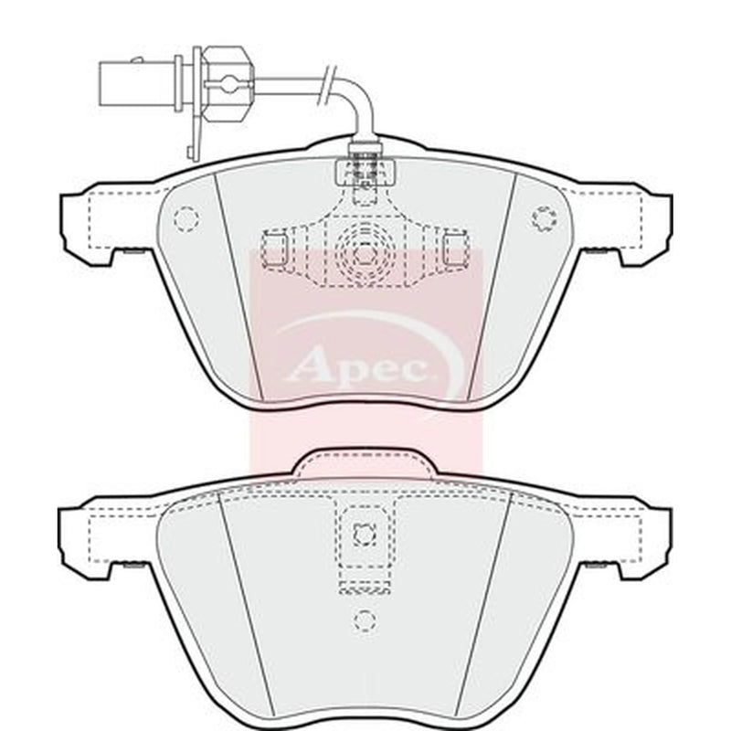 Apec Front Brake Pad Set PAD1184