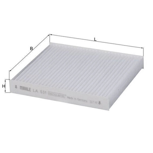Mahle Cabin Air Filter (Pollen Filter) LA 531