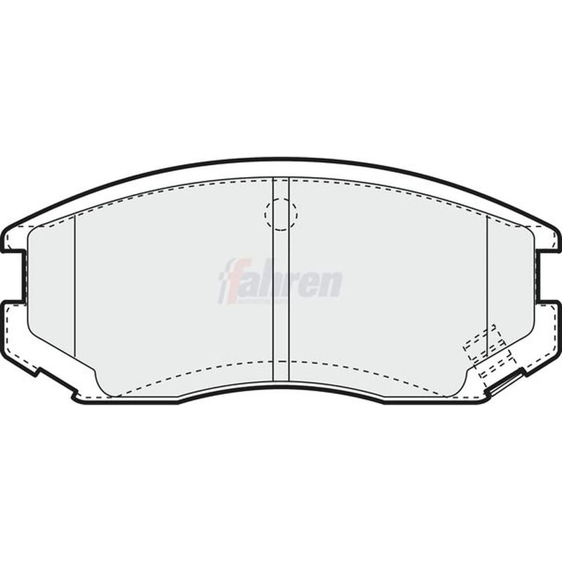 Fahren Front Brake Pad Set fits Daihatsu Atrai Wagon Bus 1992-1999 0.7