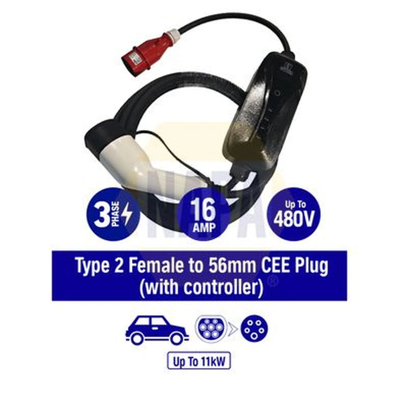 NAPA Electric Vehicle Charging Cable Charging plug type 2 NEC111