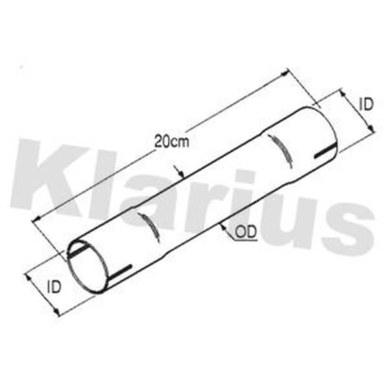 Klarius Connection Pipe D 60.5MM L 200MM 430564 430564