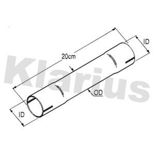 Klarius Connection Pipe D 38.5MM L 200MM 430556 430556