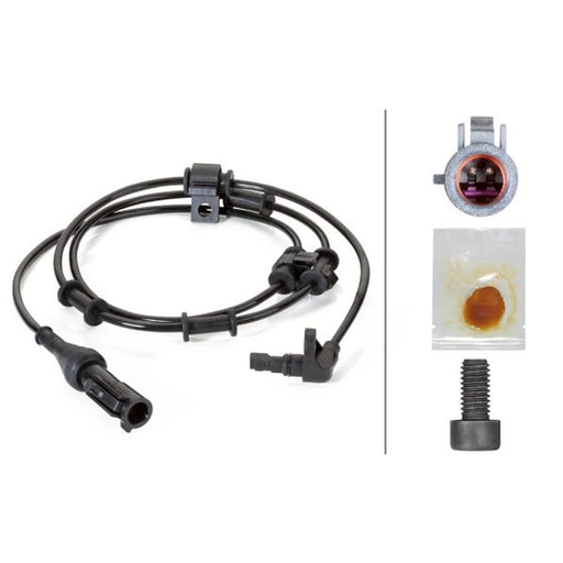 Hella ABS Wheel Speed Sensor Front 6PU 230 040-611