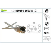 Valeo Electric Window Regulator Lifter Left Front 850356