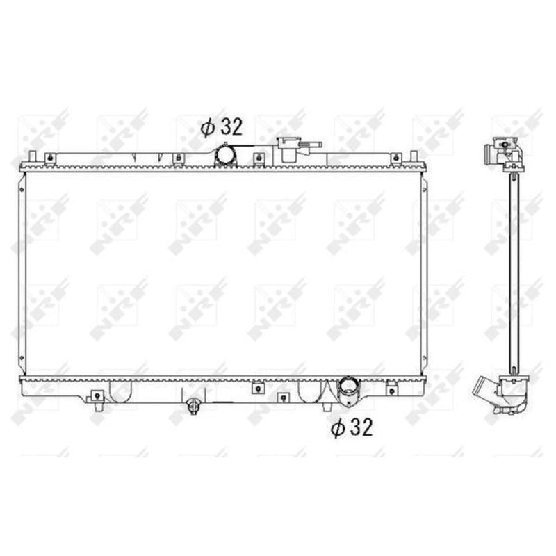 NRF Engine Radiator 526717