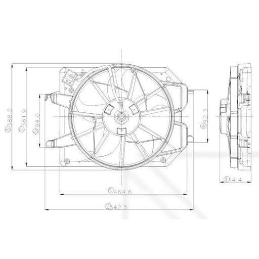 NRF Engine Cooling Fan 47021