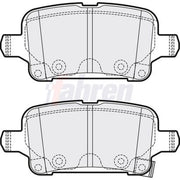 Fahren Rear Brake Pad Set FBP3767