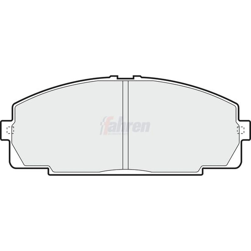 Fahren Front Brake Pad Set fits Toyota Granvia 1995-2002 2.7 3.0 3.4