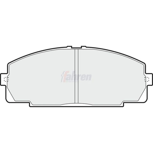 Fahren Front Brake Pad Set fits Toyota Granvia 1995-2002 2.7 3.0 3.4