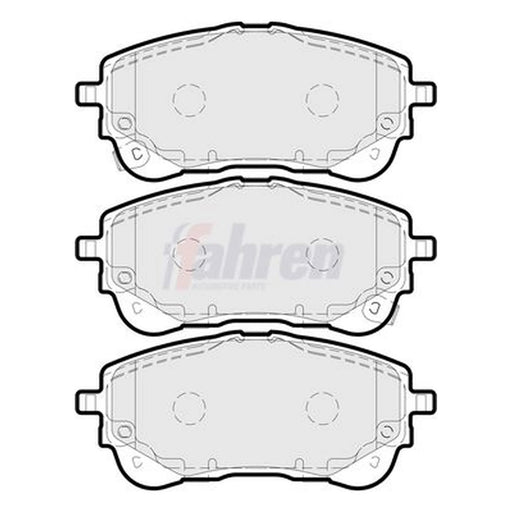 Fahren Front Brake Pad Set fits Lexus Lbx 2023 on