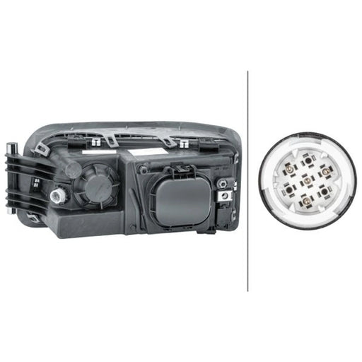 Hella Headlight Headlamp W5W Right 1EH 354 984-021