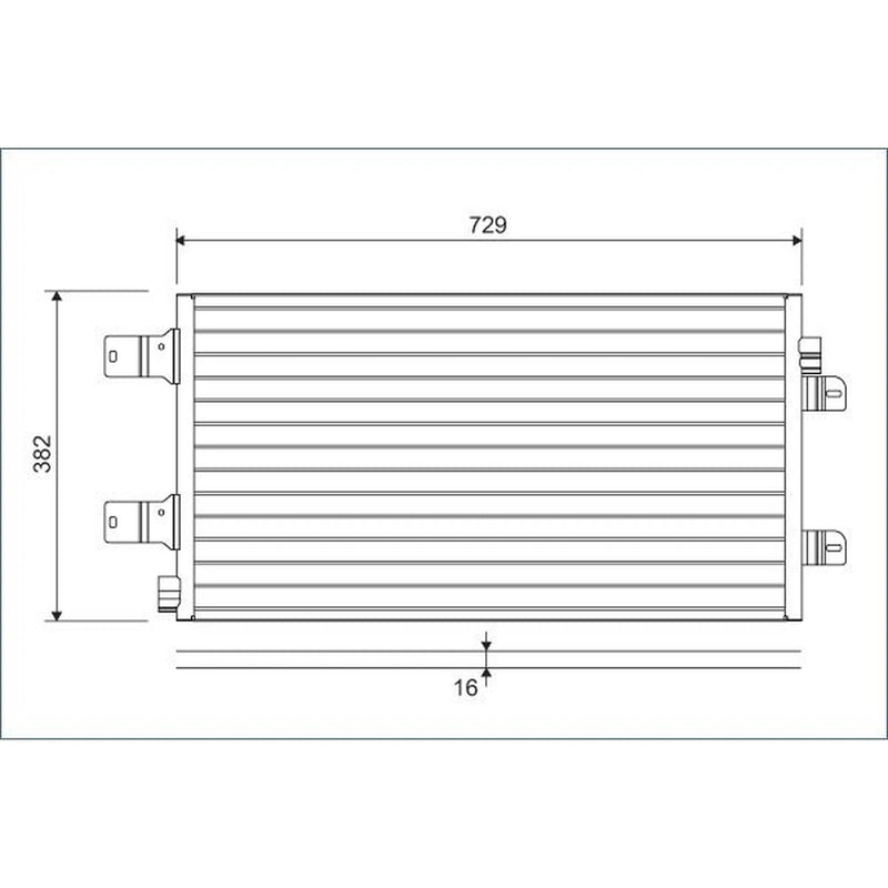 Valeo Air Conditioning Condenser 814003