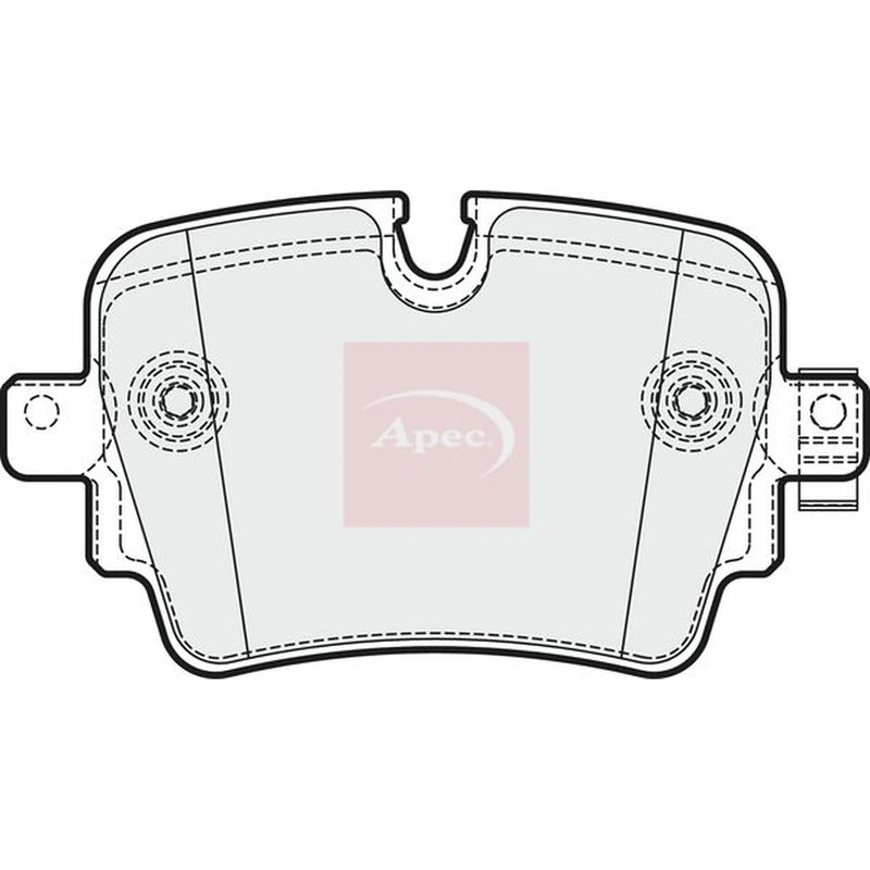 Apec Rear Brake Pad Set PAD1967