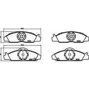 Mintex Front Brake Pad Set MDB2568