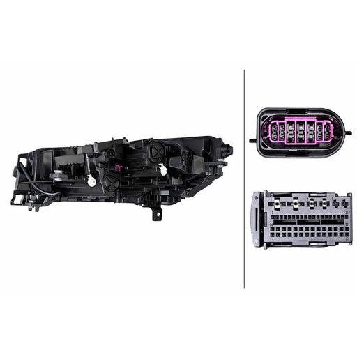 Hella Headlight Headlamp LED Right 1EX 014 773-961