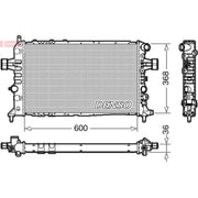 Denso Engine Radiator DRM20112