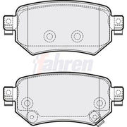 Fahren Rear Brake Pad Set fits Mazda 6 2012-2020 2.0 2.2 2.5