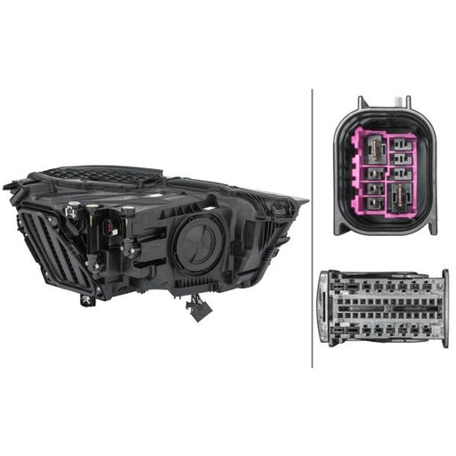 Hella Headlight Headlamp LED Left 1LX 354 870-091