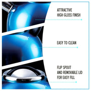 MDS1203 Liberty Blue 2.5 Litre Whistling Kettle CW-T056-B1BL - Liberty Leisure UK - Van Life Living