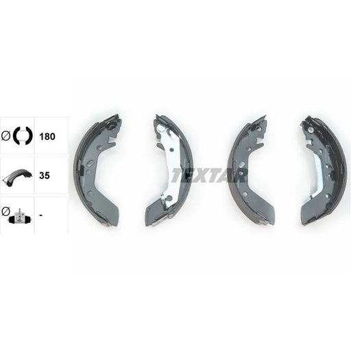 Textar Brake Shoe Set Axle Kit 91059600