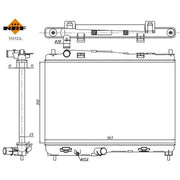 NRF Engine Radiator 53152A