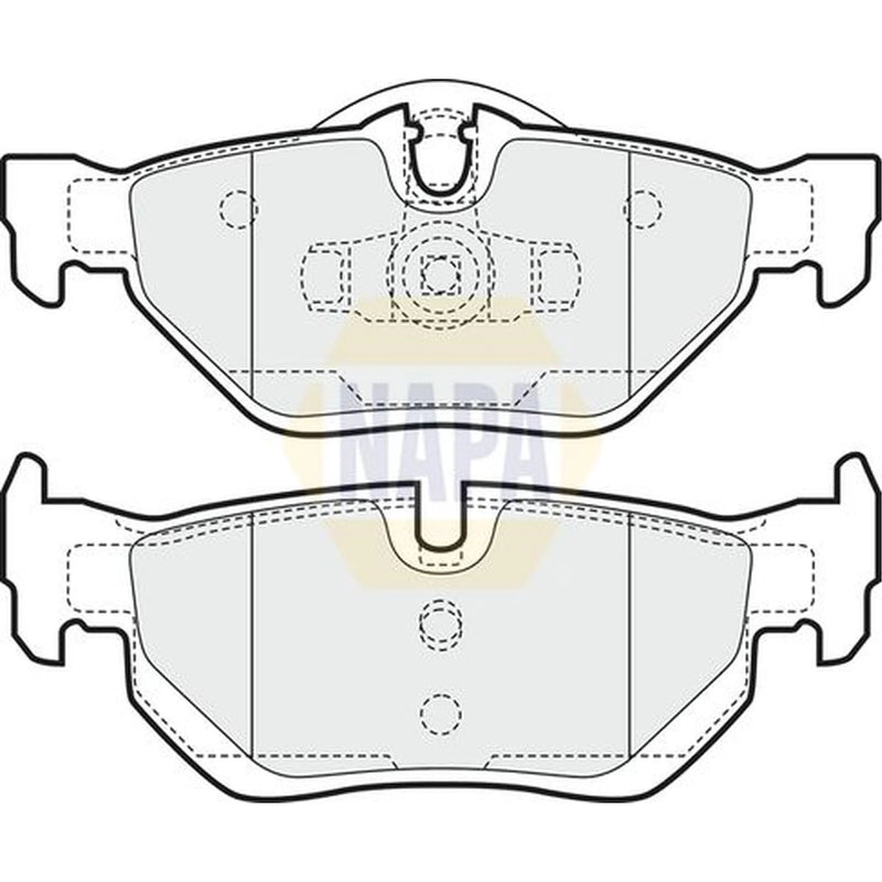 NAPA Rear Brake Pad Set NBP1369