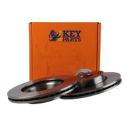 Key Parts 2 x Front Brake Discs KBD4604-x2