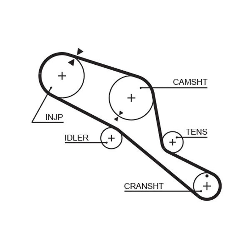 Gates Timing Belt Cambelt 128 Teeth 5303