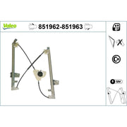 Valeo Electric Window Regulator Lifter Left Front 851962