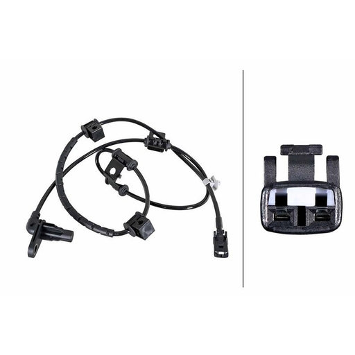 Hella ABS Wheel Speed Sensor Front 6PU 358 252-341