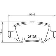 Mintex Rear Brake Pad Set MDB2111