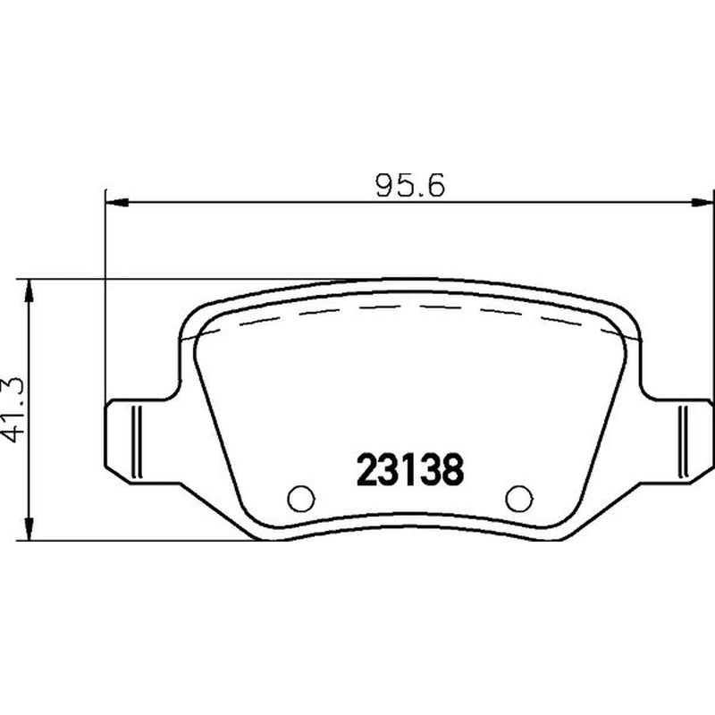 Mintex Rear Brake Pad Set MDB2111