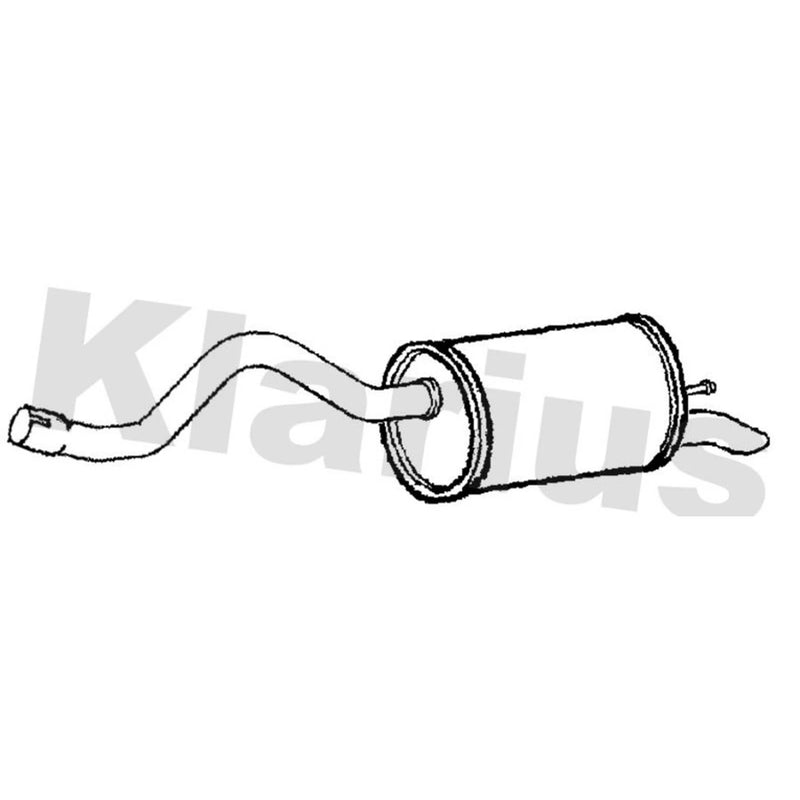 Klarius Box With Tail Pipe Rear RN975T